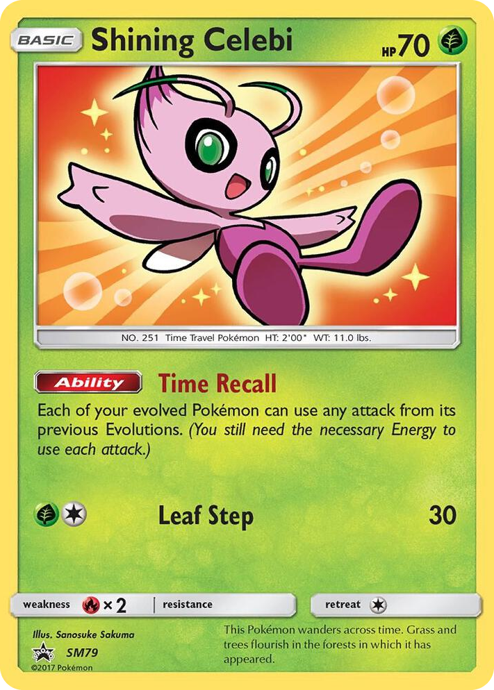 SM079 Shining Celebi - SM79 Promo SM Promos