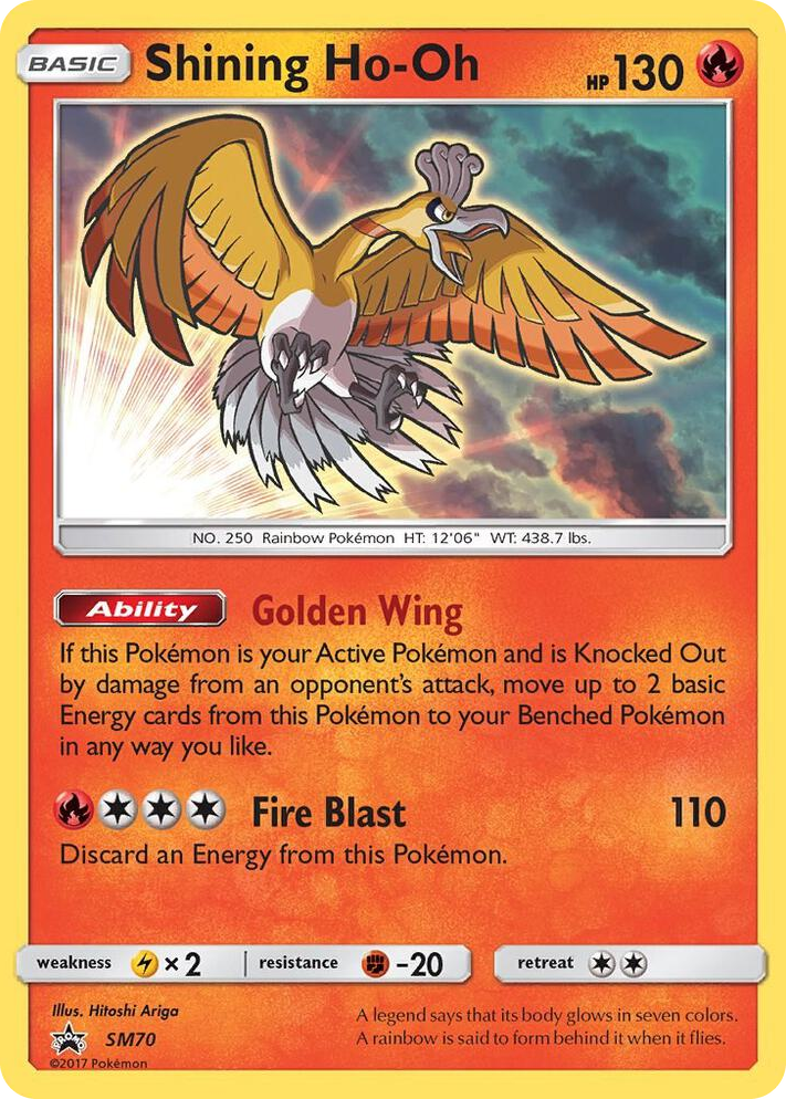 SM070 Shining Ho-Oh - SM70 Promo SM Promos