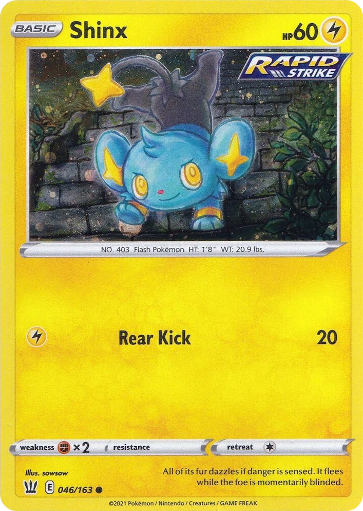 0046 Shinx - 046/163 (Cosmos Holo) Promo Miscellaneous Cards & Products