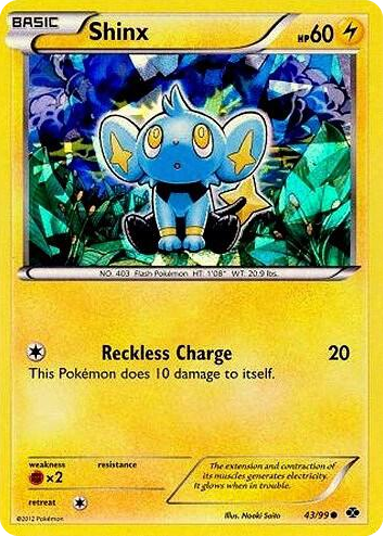 0043 Shinx - 43/99 (Cracked Ice Holo) Promo Blister Exclusives