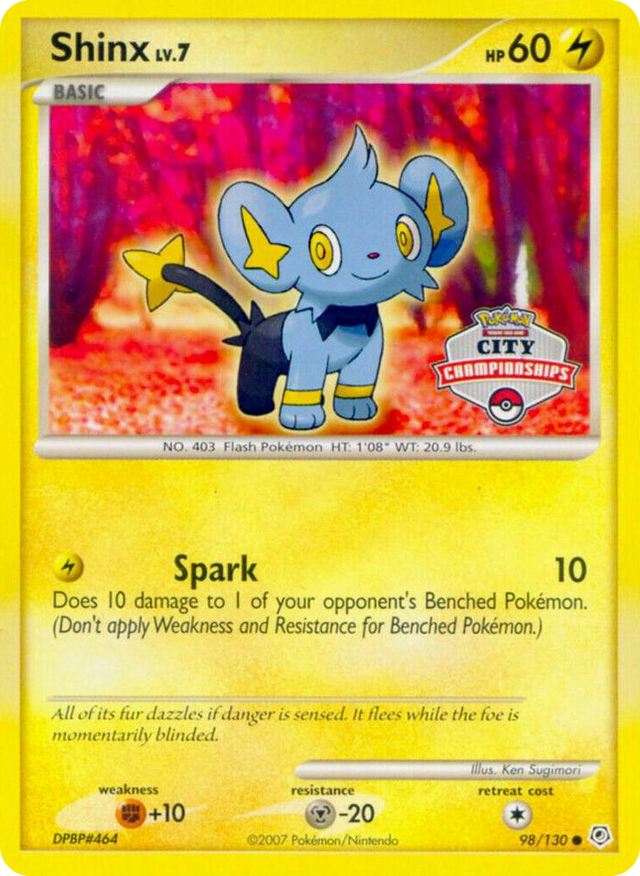 0098 Shinx - 98/130 (City Championships) Promo Nintendo Promos