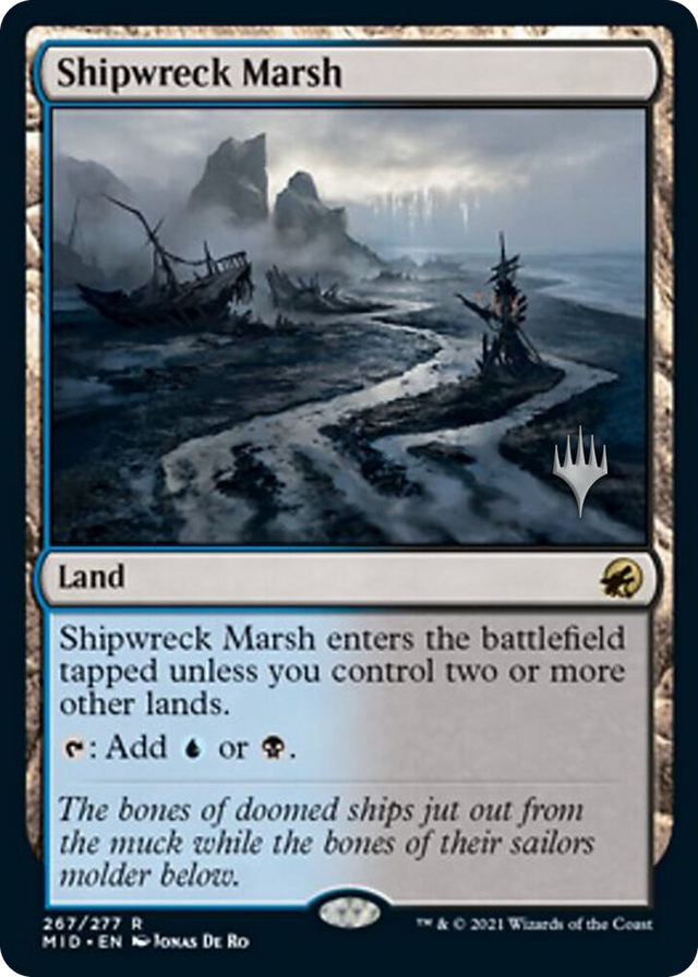0267 Shipwreck Marsh R Promo Pack: Innistrad: Midnight Hunt