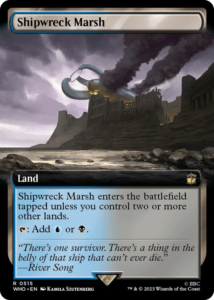 0515 Shipwreck Marsh (Extended Art) R Universes Beyond: Doctor Who
