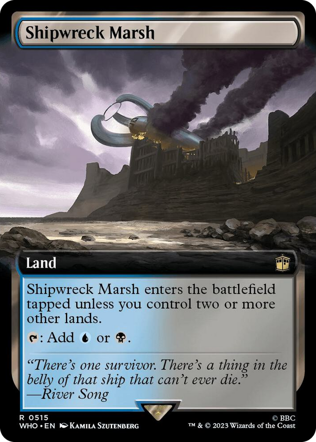 0515 Shipwreck Marsh (Extended Art) R Universes Beyond: Doctor Who
