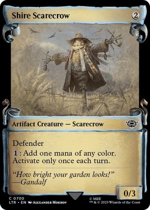 0700 Shire Scarecrow (Showcase Scrolls) C Universes Beyond: The Lord of the Rings: Tales of Middle-earth