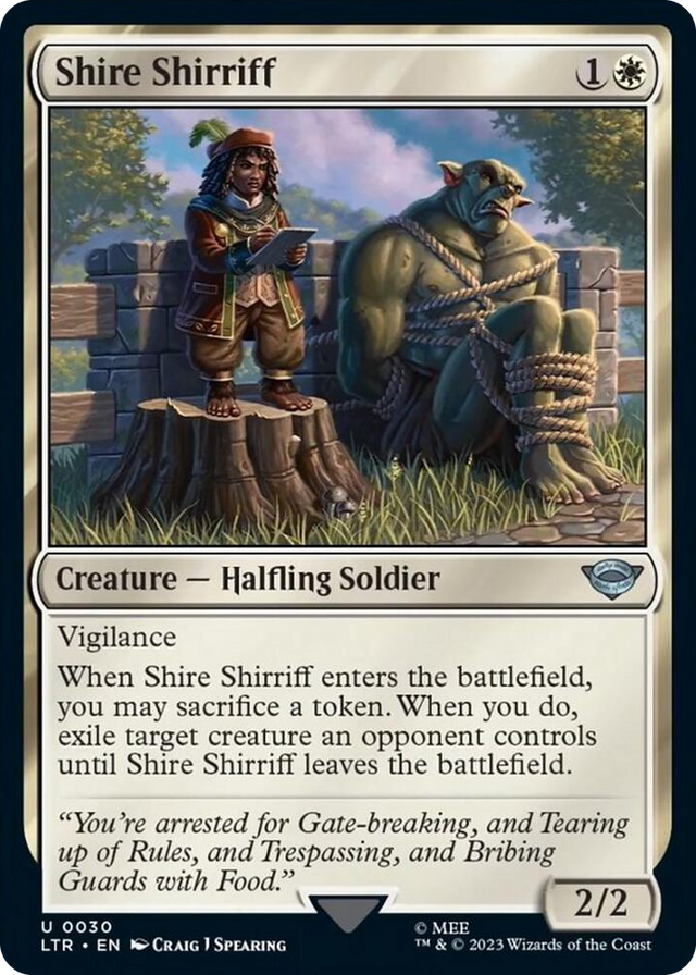 0030 Shire Shirriff U Universes Beyond: The Lord of the Rings: Tales of Middle-earth
