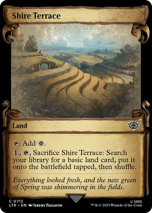 0712 Shire Terrace (Showcase Scrolls) C Universes Beyond: The Lord of the Rings: Tales of Middle-earth