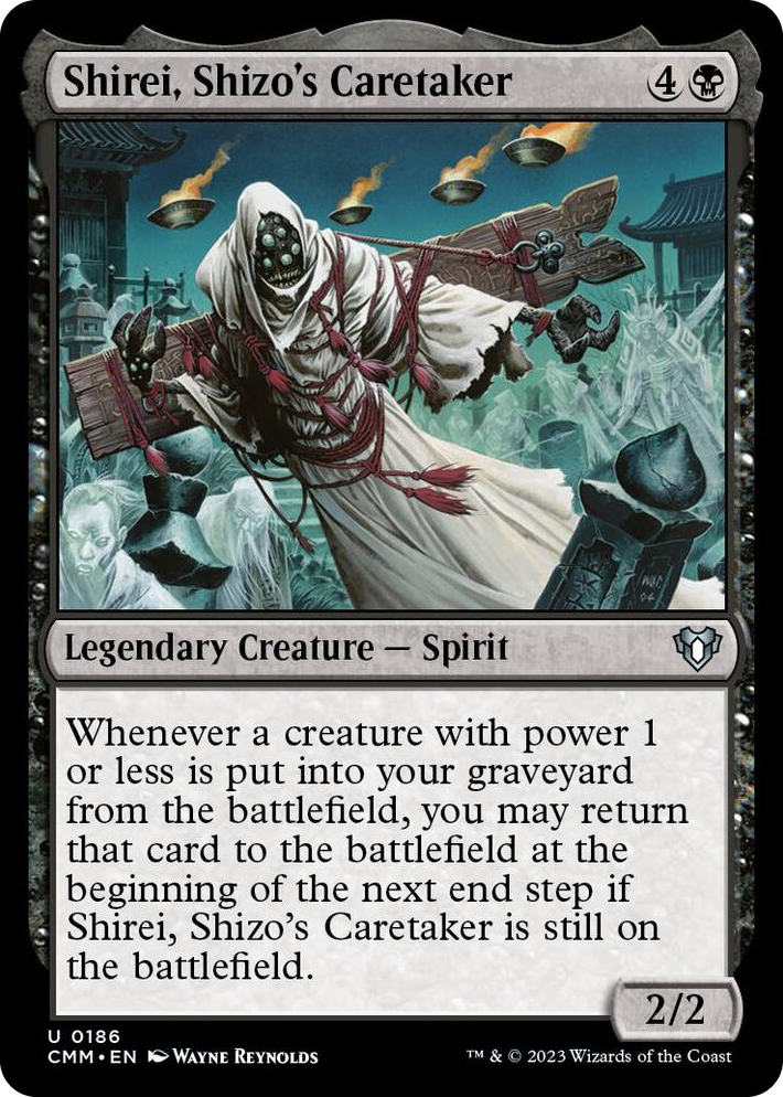 0186 Shirei, Shizo's Caretaker U Commander Masters