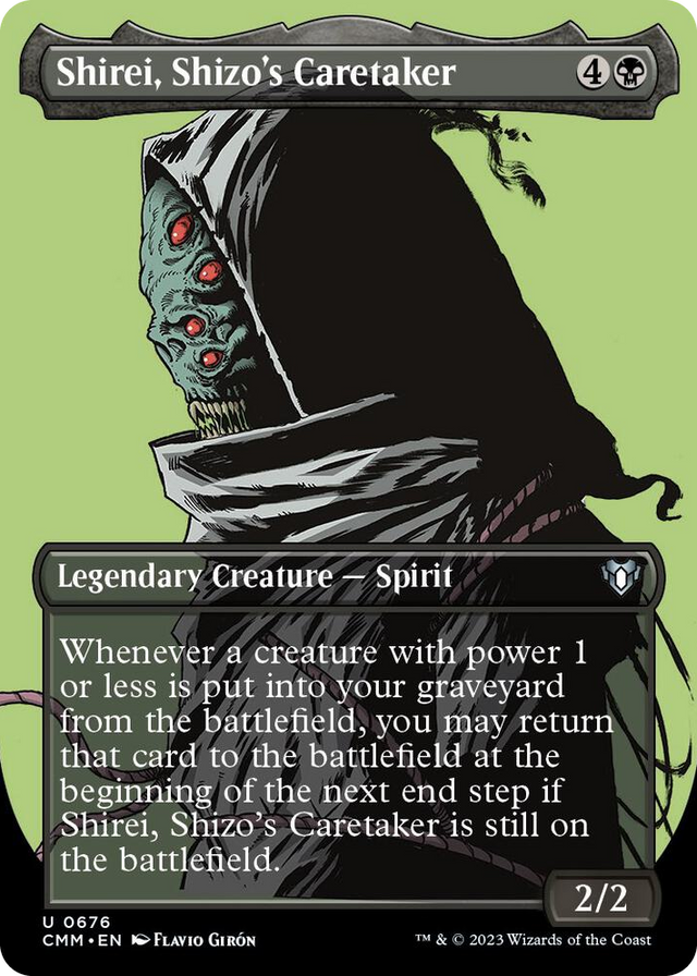 0676 Shirei, Shizo's Caretaker (Borderless) U Commander Masters