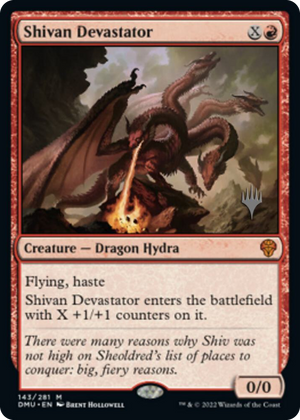 0143 Shivan Devastator M Promo Pack: Dominaria United