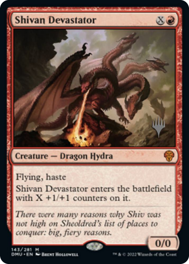 0143 Shivan Devastator M Promo Pack: Dominaria United