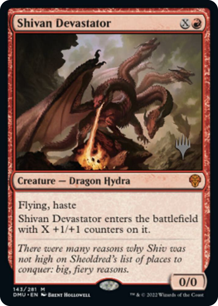 0143 Shivan Devastator M Promo Pack: Dominaria United