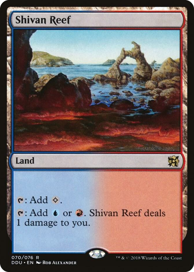 0070 Shivan Reef R Duel Decks: Elves vs. Inventors