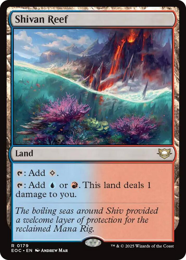0179 Shivan Reef R Commander: Edge of Eternities
