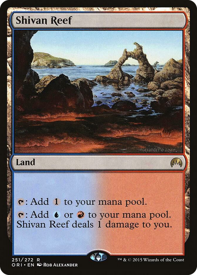 0251 Shivan Reef R Magic Origins