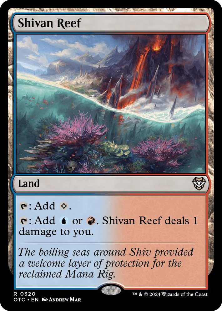 0320 Shivan Reef R Commander: Outlaws of Thunder Junction