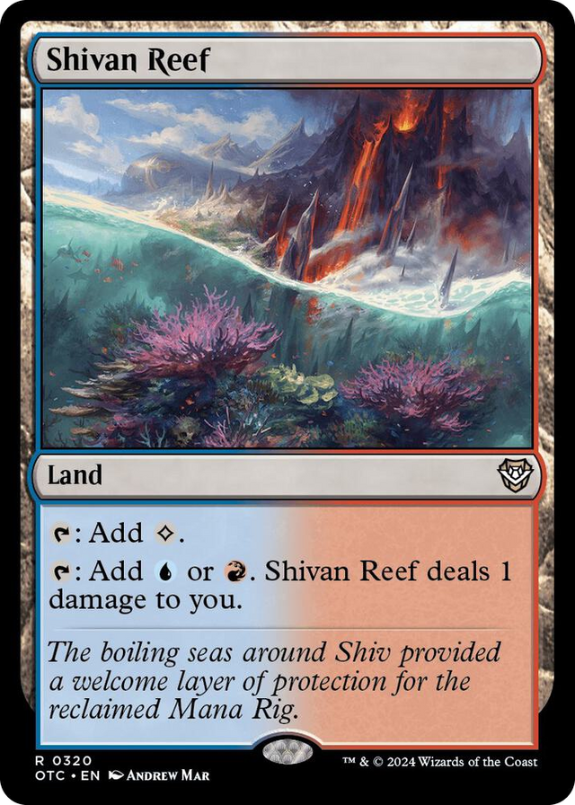 0320 Shivan Reef R Commander: Outlaws of Thunder Junction