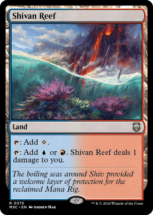 0375 Shivan Reef R Commander: Modern Horizons 3