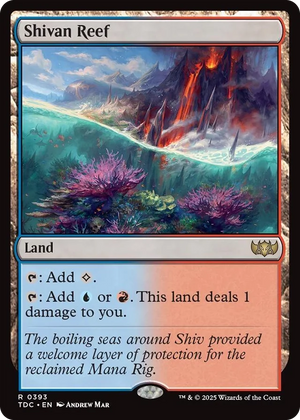 0393 Shivan Reef R Commander: Tarkir: Dragonstorm