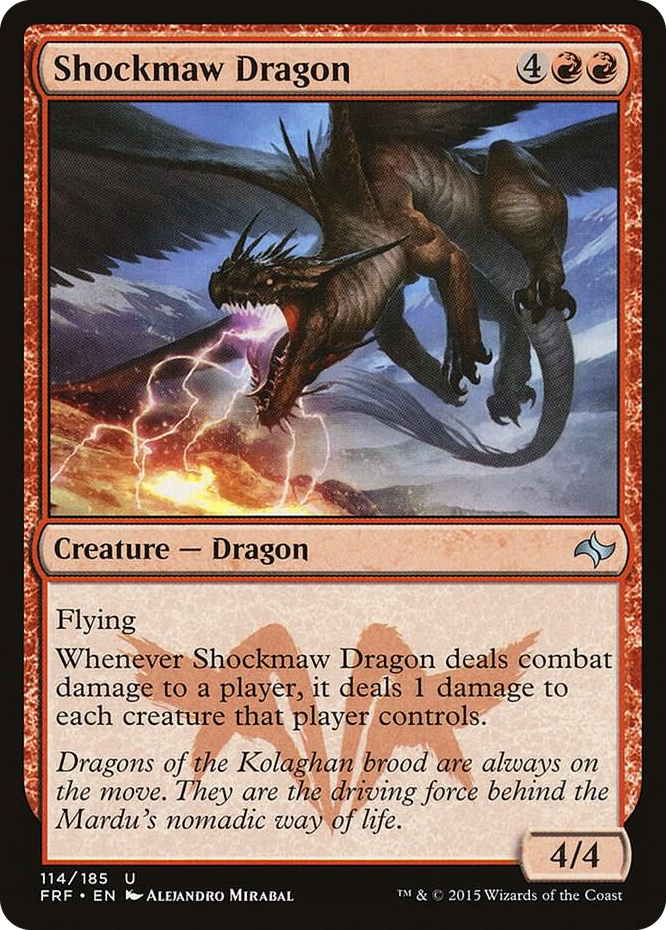 0114 Shockmaw Dragon U Fate Reforged