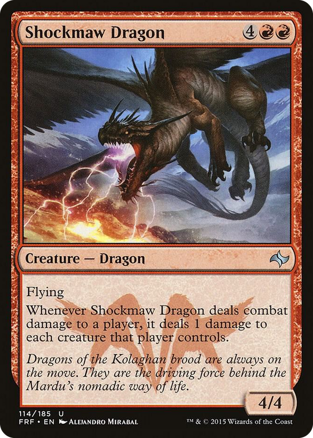 0114 Shockmaw Dragon U Fate Reforged