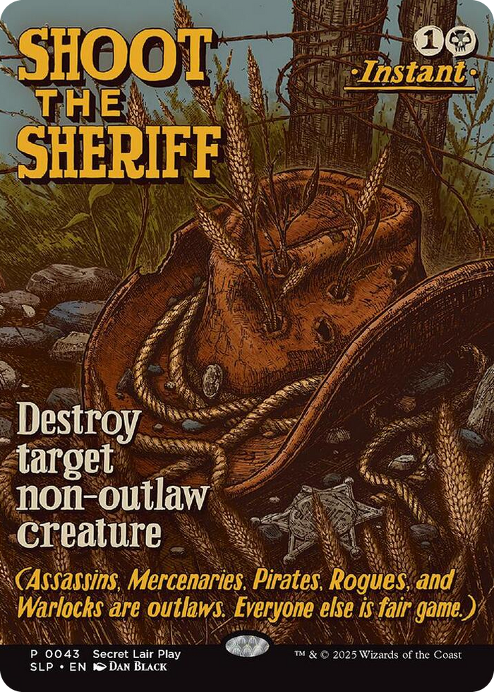 Shoot the Sheriff #43 P - Secret Lair Showdown Pokemon card