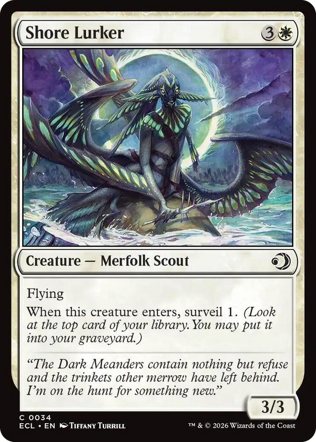 0034 Shore Lurker C Lorwyn Eclipsed