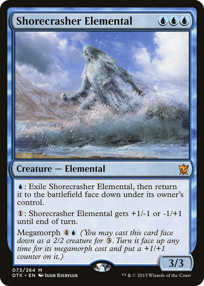 0073 Shorecrasher Elemental M Dragons of Tarkir