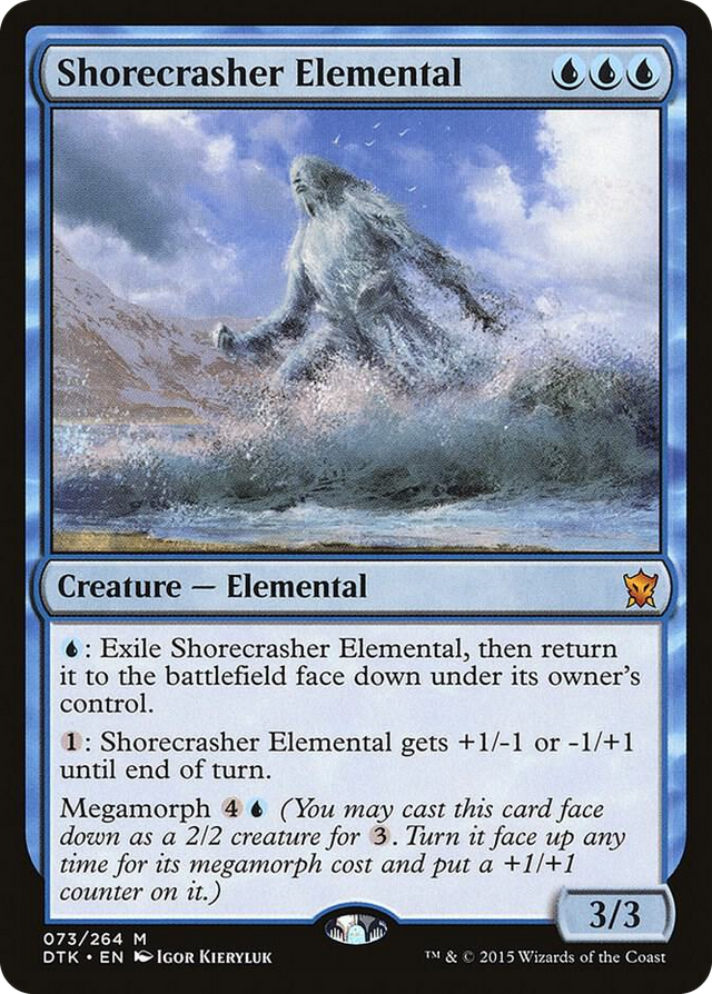 0073 Shorecrasher Elemental M Dragons of Tarkir