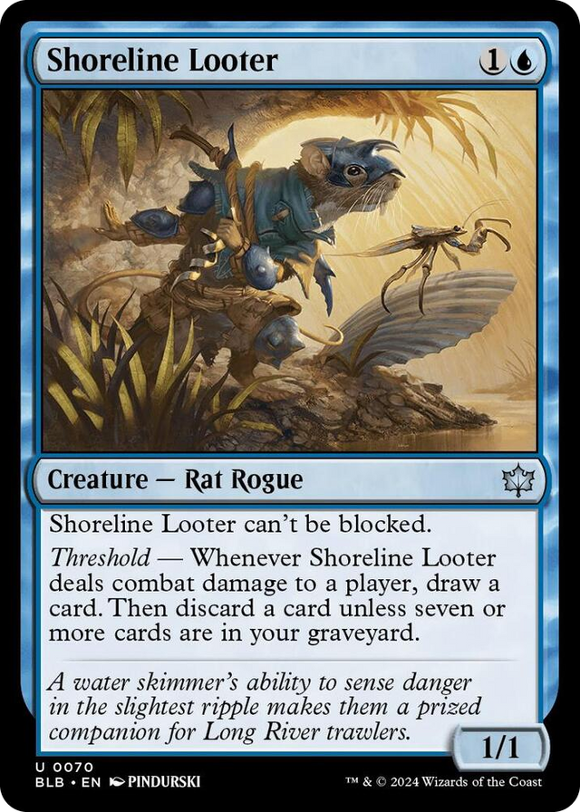 0070 Shoreline Looter U Bloomburrow