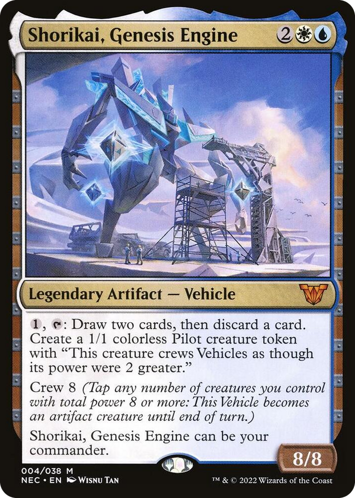 Shorikai, Genesis Engine #4 M - Commander: Kamigawa: Neon Dynasty Pokemon card