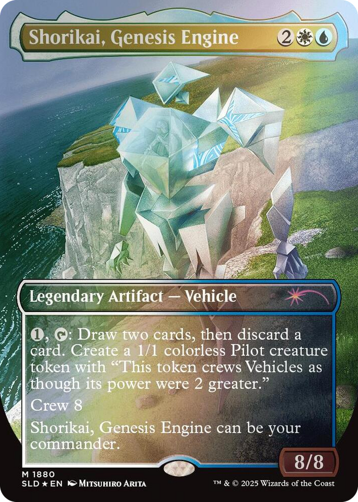 Shorikai, Genesis Engine (Rainbow Foil) #1880 M - Secret Lair Drop Series Pokemon card