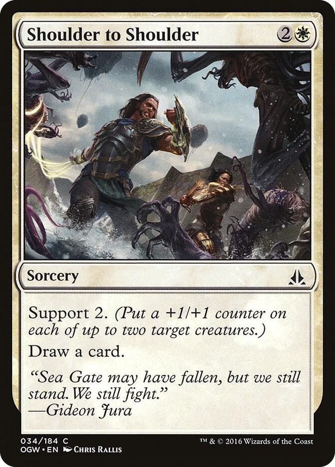 Shoulder to Shoulder #34 C - Oath of the Gatewatch Pokemon card