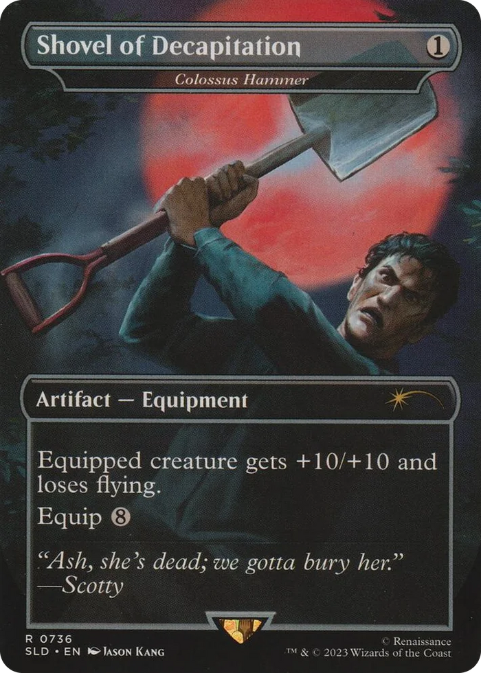 0736 Shovel of Decapitation - Colossus Hammer R Secret Lair Drop Series