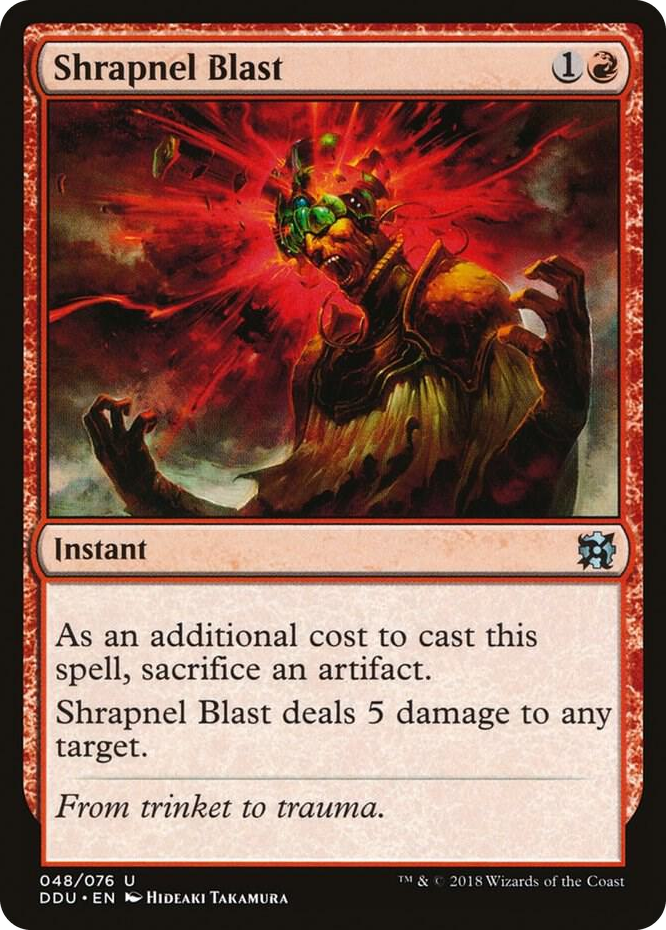 0048 Shrapnel Blast U Duel Decks: Elves vs. Inventors