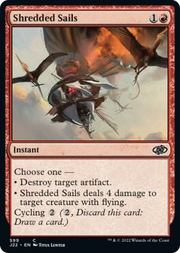 Shredded Sails #599 C - Jumpstart 2022 Pokemon card