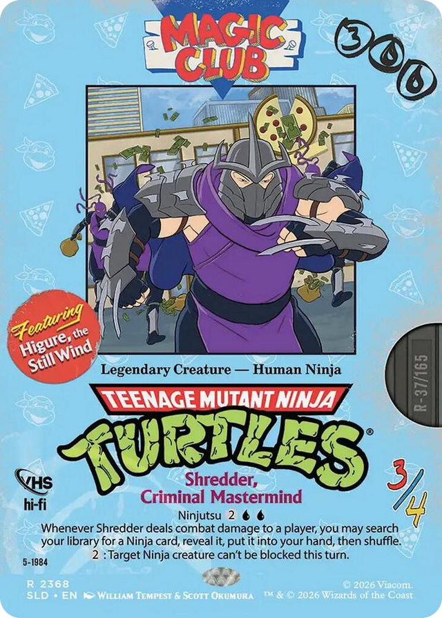 2368 Shredder, Criminal Mastermind - Higure, the Still Wind R Secret Lair Drop Series