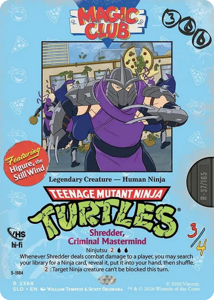 2368 Shredder, Criminal Mastermind - Higure, the Still Wind R Secret Lair Drop Series