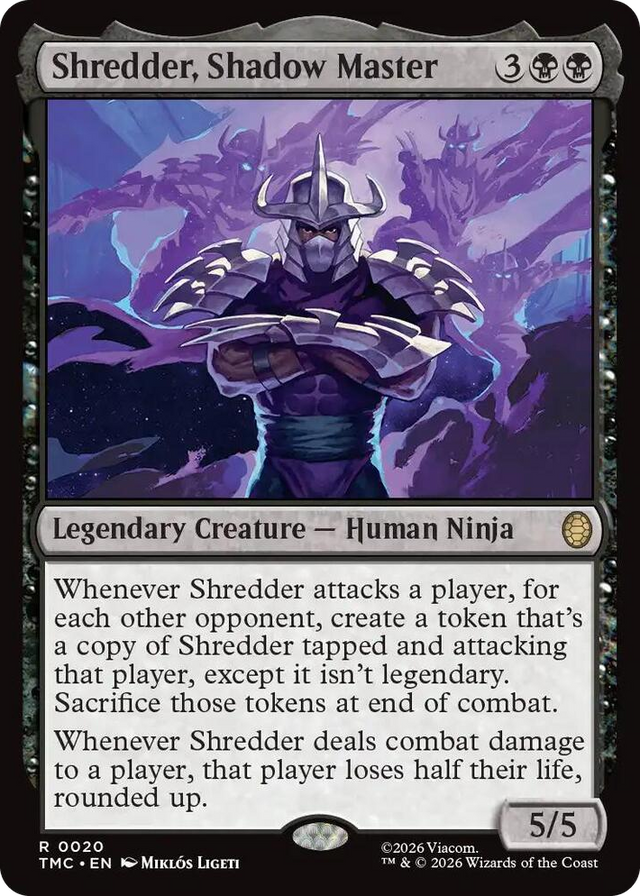 0020 Shredder, Shadow Master R Commander: Teenage Mutant Ninja Turtles