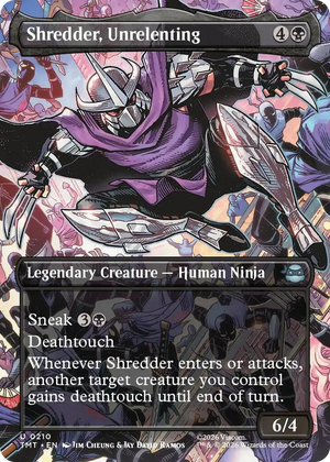 0210 Shredder, Unrelenting (Borderless) U Teenage Mutant Ninja Turtles