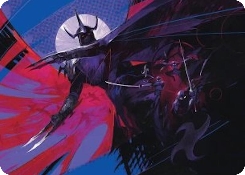 0007 Shredder's Technique Art Card S Art Series: Teenage Mutant Ninja Turtles