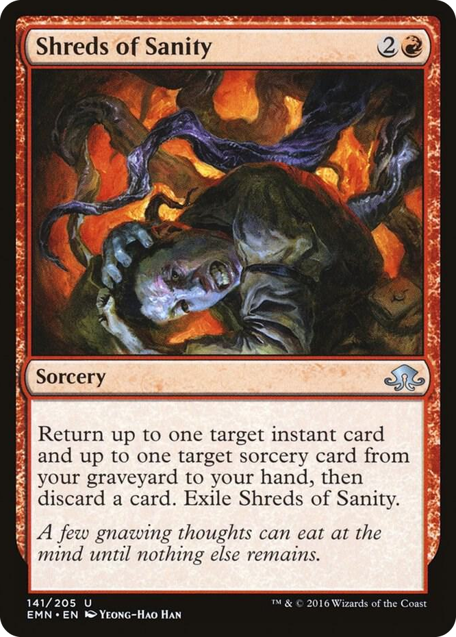 Shreds of Sanity #141 U - Eldritch Moon Pokemon card