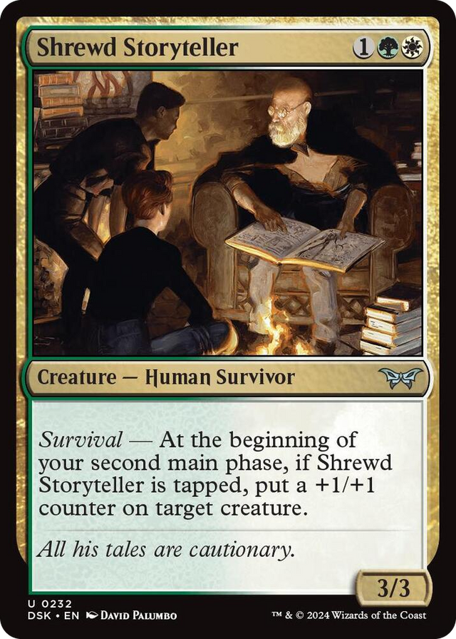 0232 Shrewd Storyteller U Duskmourn: House of Horror