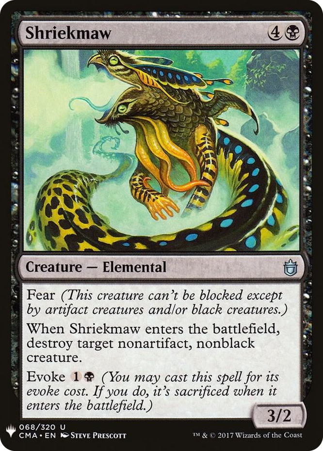 0068 Shriekmaw U The List Reprints