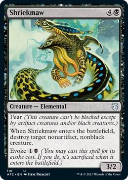 0110 Shriekmaw U Commander: Adventures in the Forgotten Realms