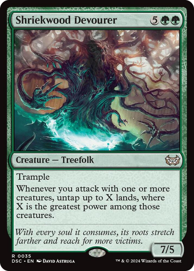 0035 Shriekwood Devourer R Commander: Duskmourn: House of Horror