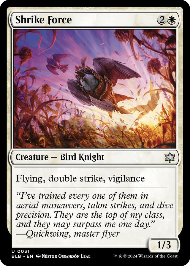 0031 Shrike Force U Bloomburrow