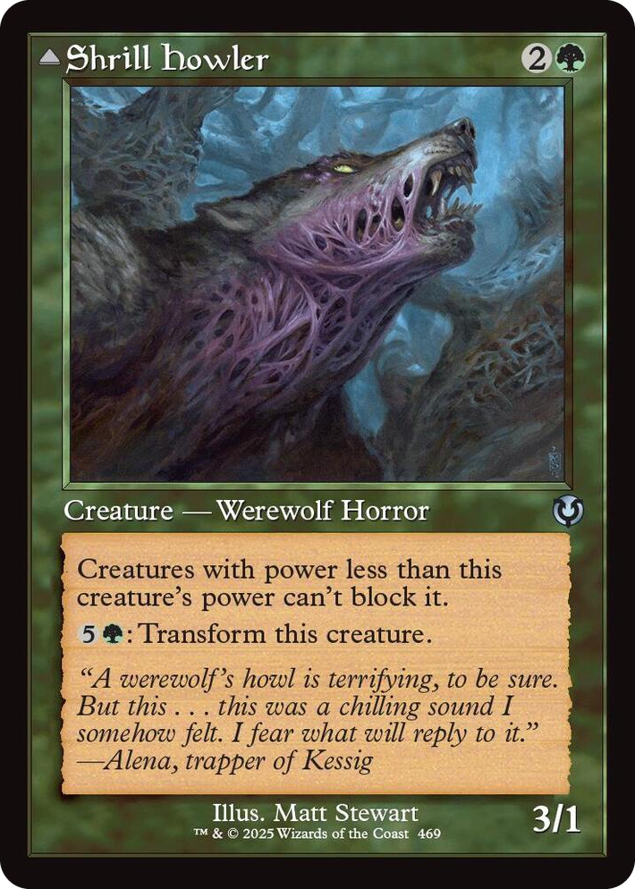 0469 Shrill Howler (Retro Frame) U Innistrad Remastered