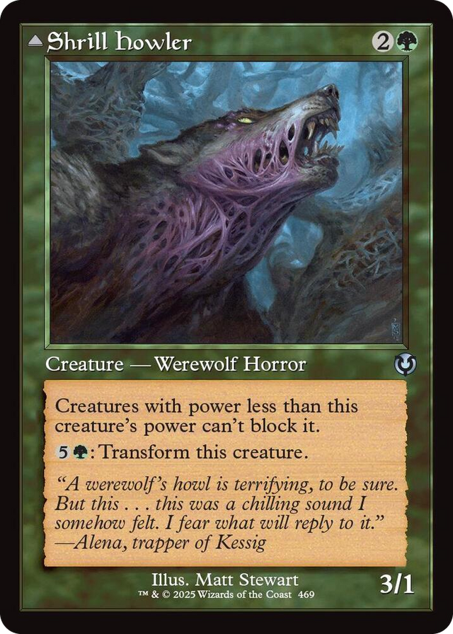 0469 Shrill Howler (Retro Frame) U Innistrad Remastered