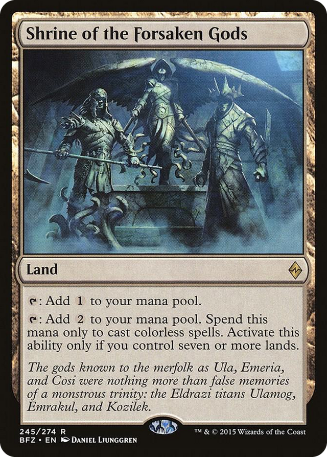 0245 Shrine of the Forsaken Gods R Battle for Zendikar